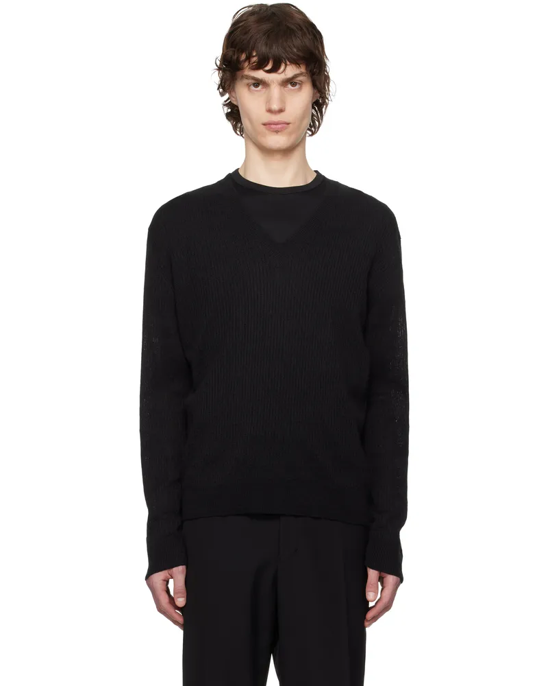BARENA Black Vignal Alafin Sweater Nero