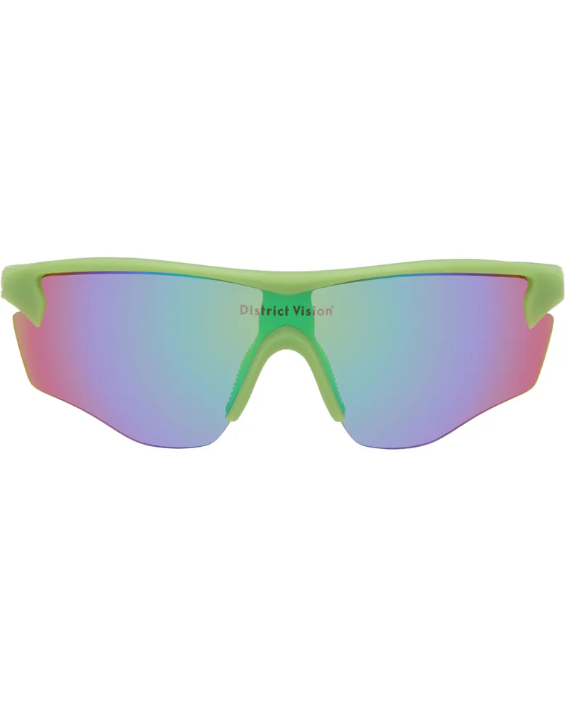 District Vision Green Junya Racer Sunglasses Mantis