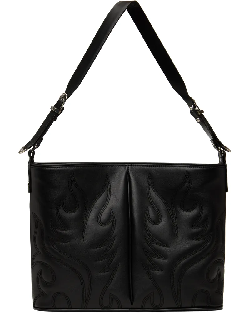 Toga Black Western Half Bag Black