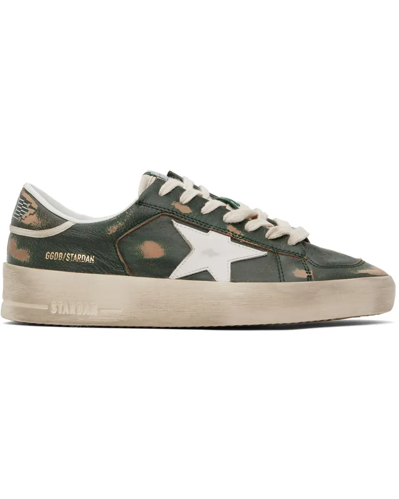 Golden Goose Green & White Stardan Sneakers 35713