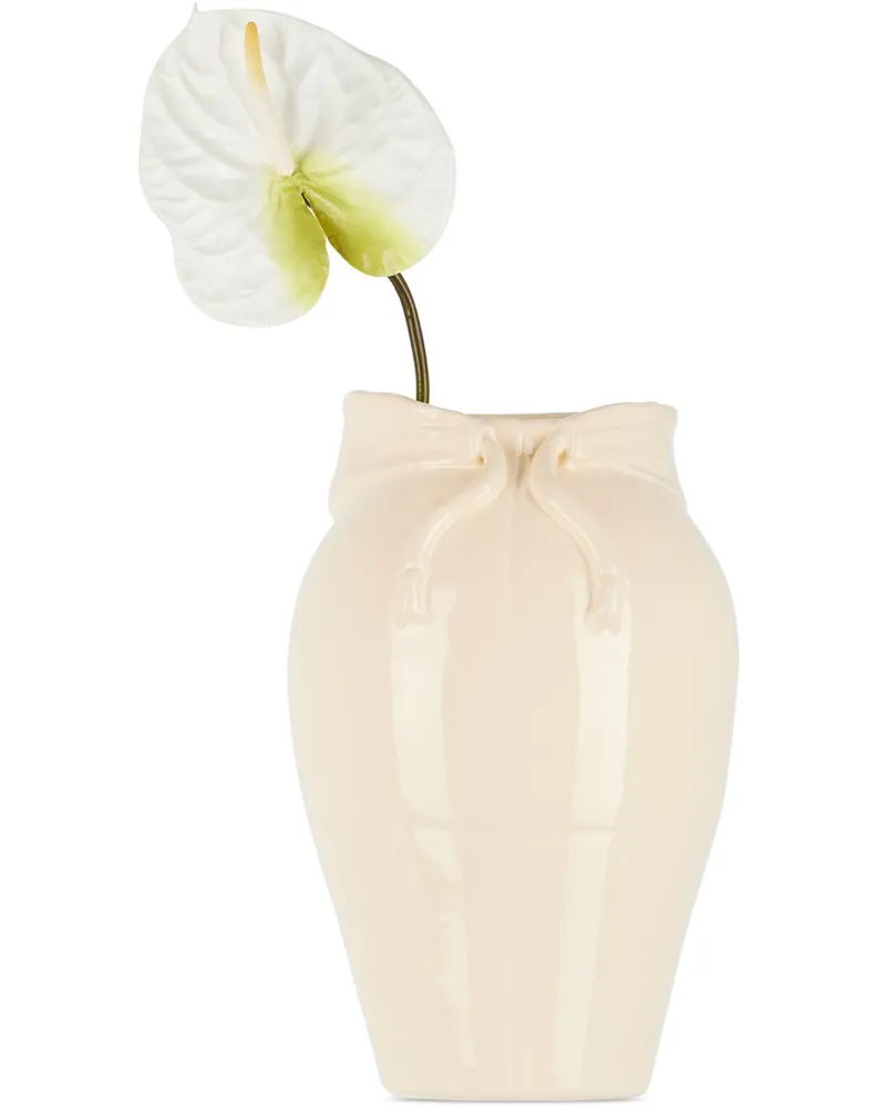 Lola Mayeras Beige Hoodie Vase Biege