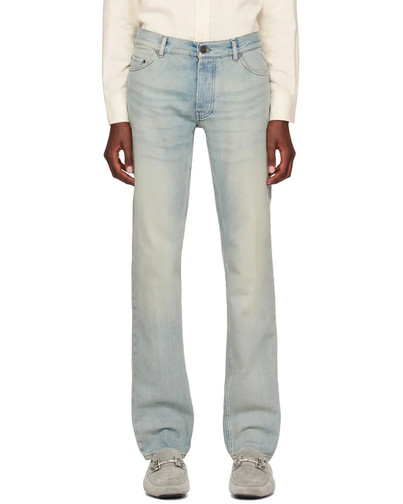 LARDINI Blue Old Tea Jeans 800