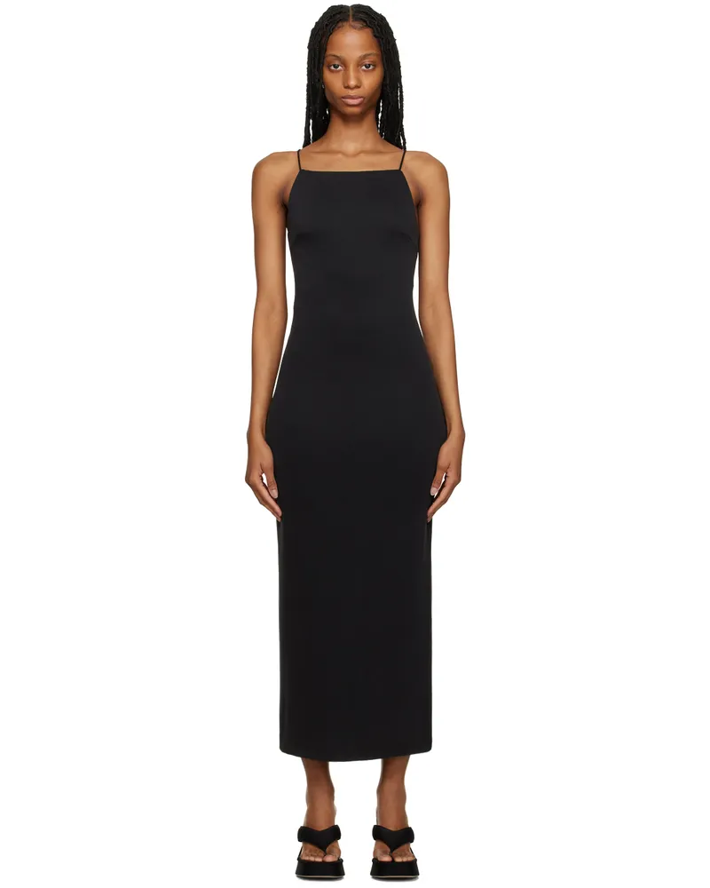 THIRD FORM Black Mode Midi Dress Washed