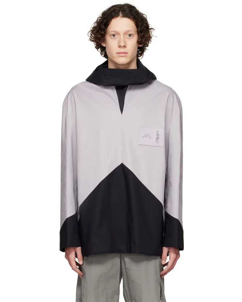 ACW* Grey Mackintosh Edition Geometric Kagool Jacket Grey
