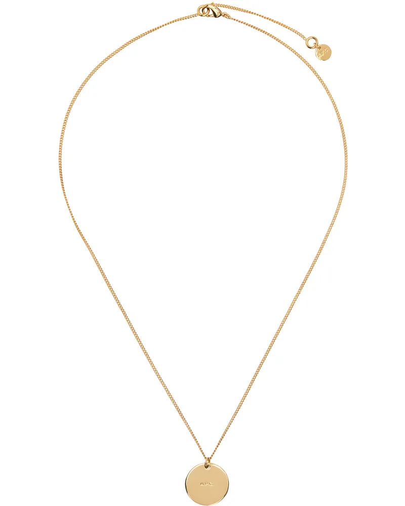 A.P.C. Gold Eloi Necklace Raa