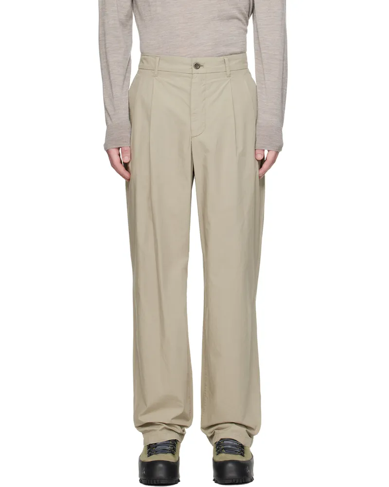 Norse Projects Gray Benn Trousers Clay