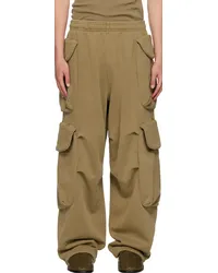 Entire Studios Taupe Heavy Gocar Cargo Pants Cork