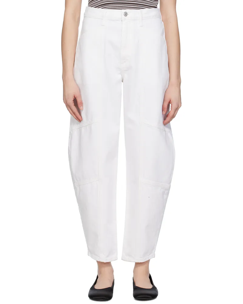 AGOLDE White Mara Jeans Milkshake