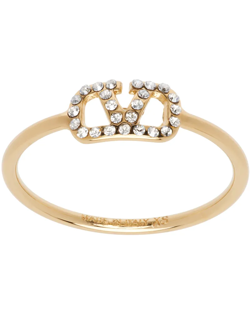 Valentino Garavani Gold VLogo Signature Ring Mh5