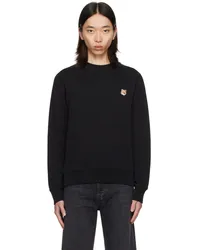 Kitsuné Black Fox Head Regular Sweatshirt Pblack