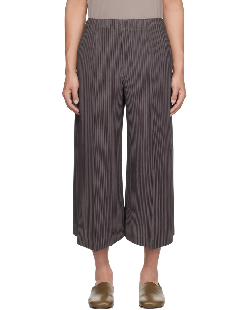 Issey Miyake Purple Monthly Color December Trousers 83-slate