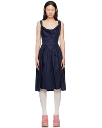 Vivienne Westwood Navy Sunday Midi Dress Knavy