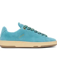 Lanvin Blue Suede Curb Lite Sneakers Budgie