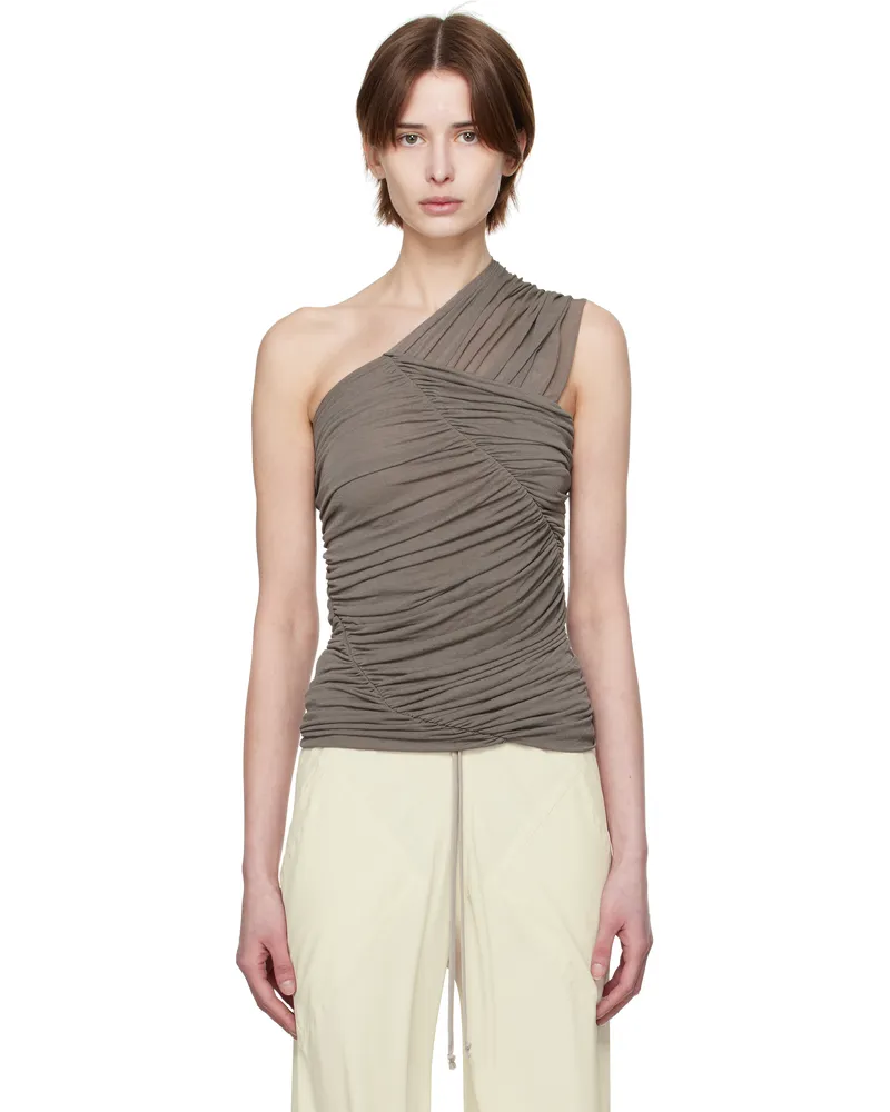 Rick Owens Gray Hollywood Edfu Top 34