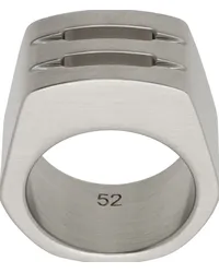 Rick Owens Silver Grill Ring Palladio