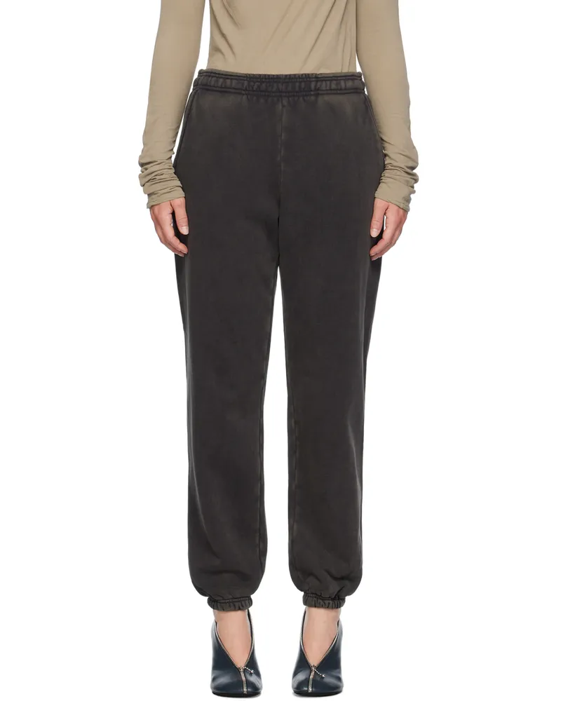 Entire Studios Black Heavy Sweatpants Washed