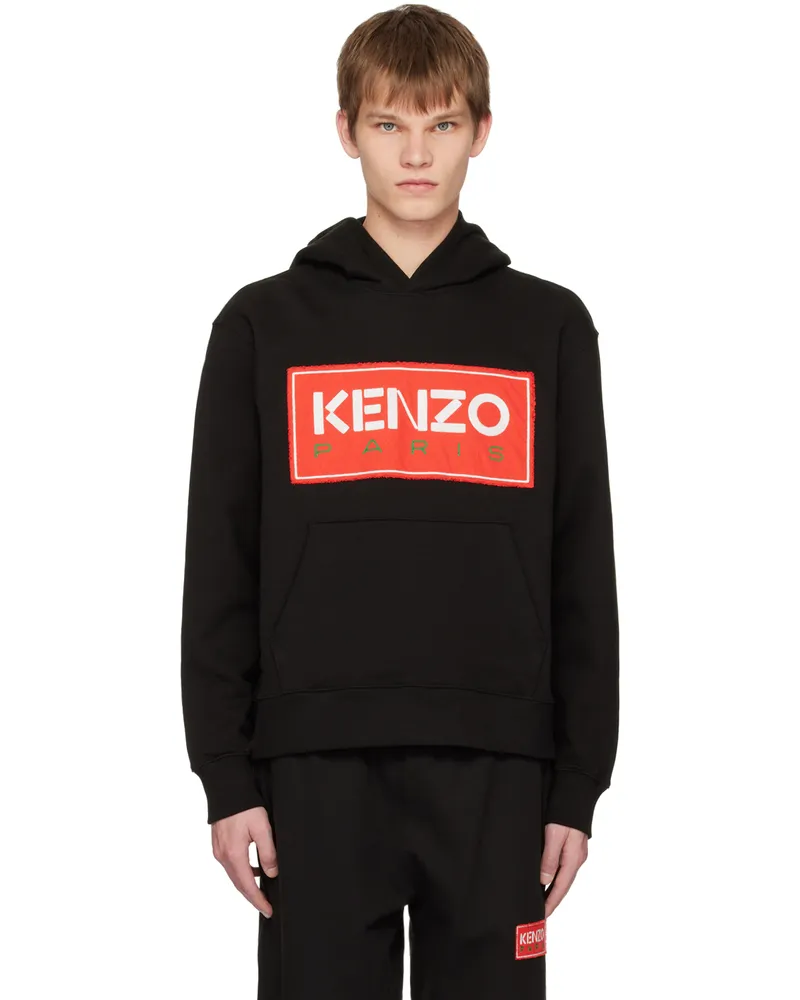 Kenzo Black Kenzo Paris Classic Hoodie 99j