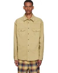 Faith Connexion Khaki Cotton Shirt Khaki