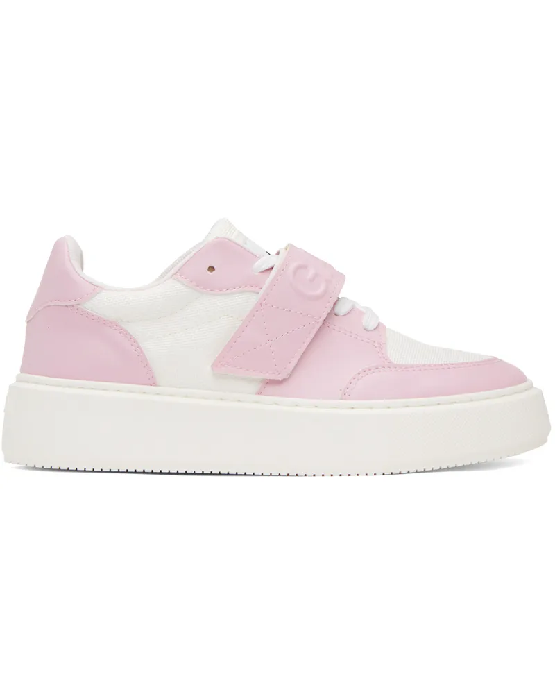 Ganni Pink & White Sporty Sneakers 428