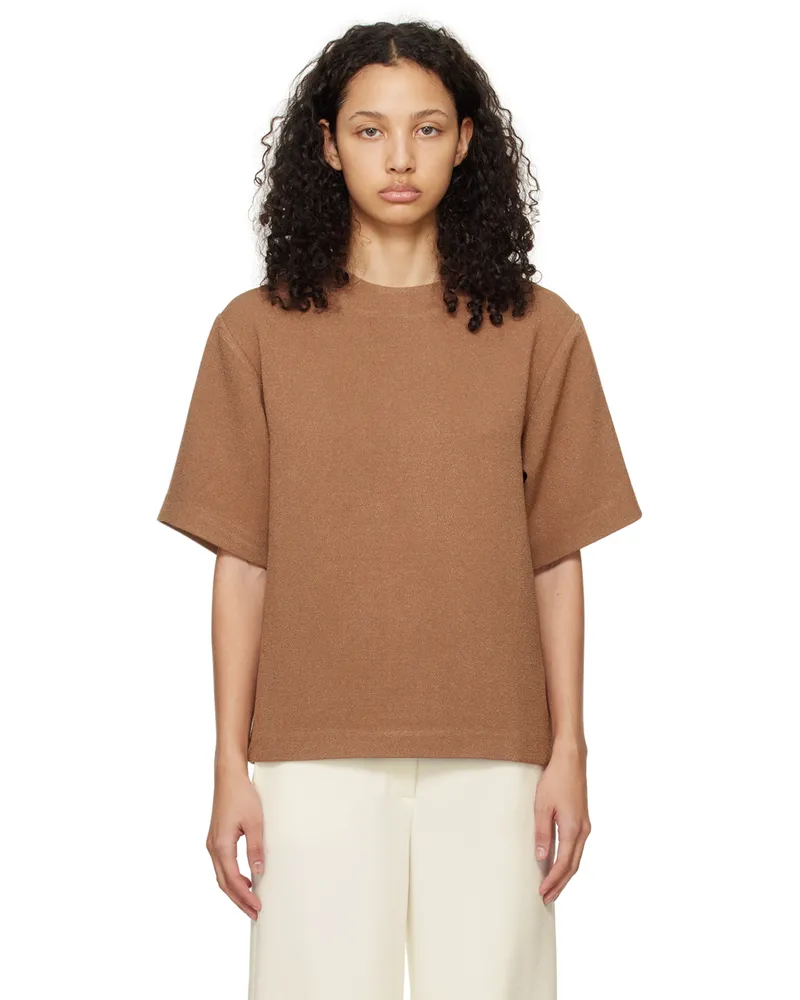 Anine Bing Tan Maddie T-Shirt Brown