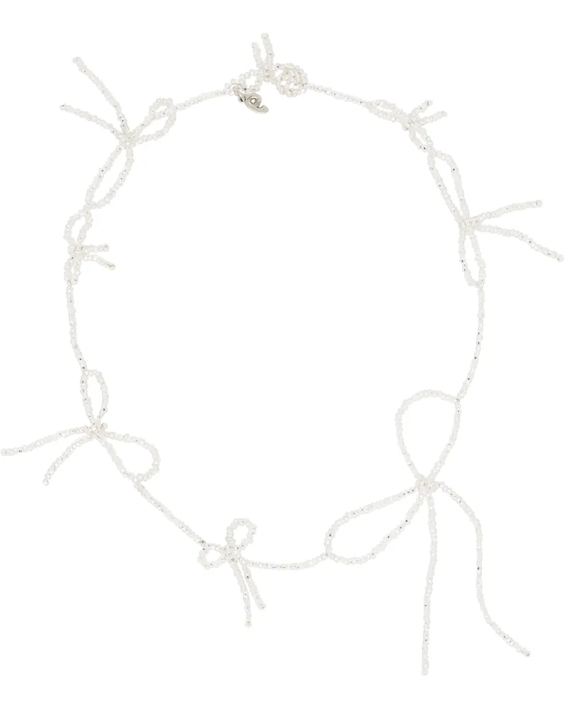 PURA UTZ Multi Bow Necklace Clear