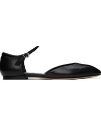 aeyde Black Miri Loafers Black