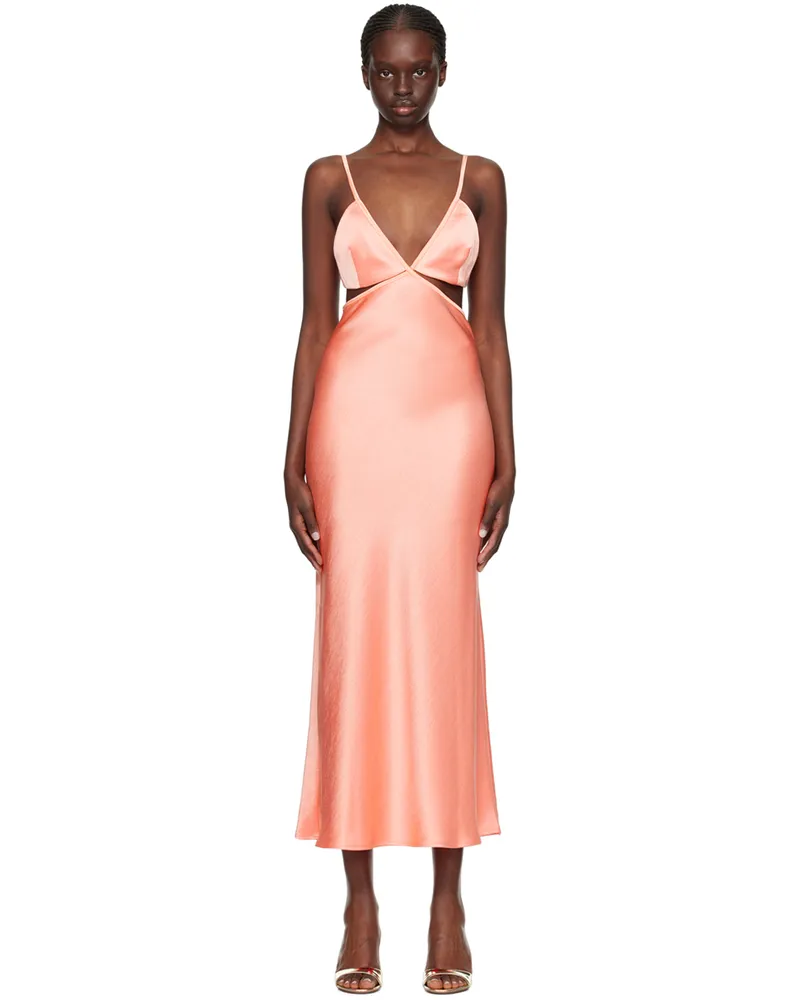 bec & bridge Orange Veronique Maxi Dress Coral