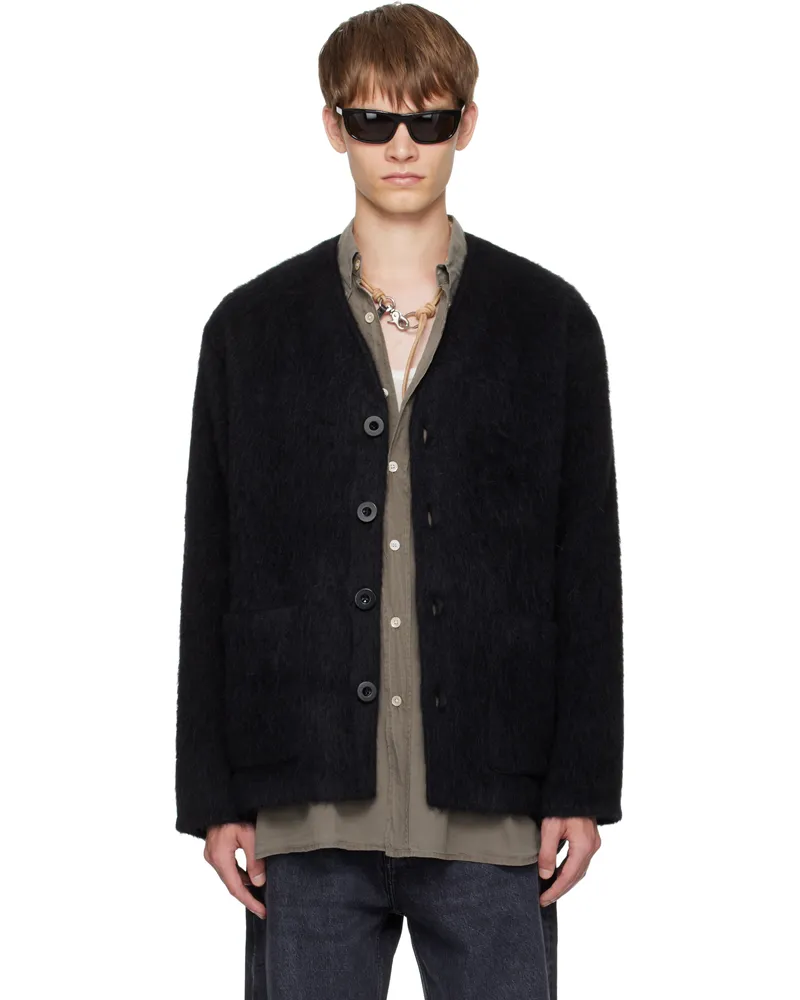 Our Legacy Black Wool Cardigan Black