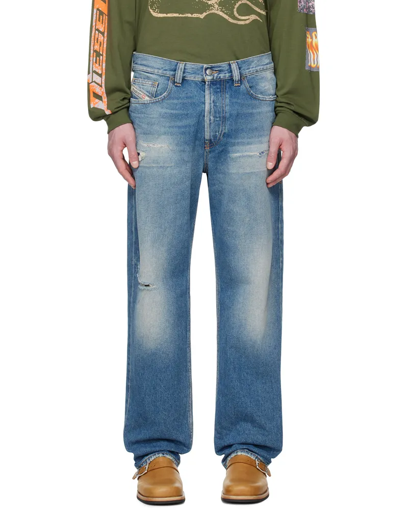 Diesel Blue Regular 2010 D-Macs 09l43 Jeans 1