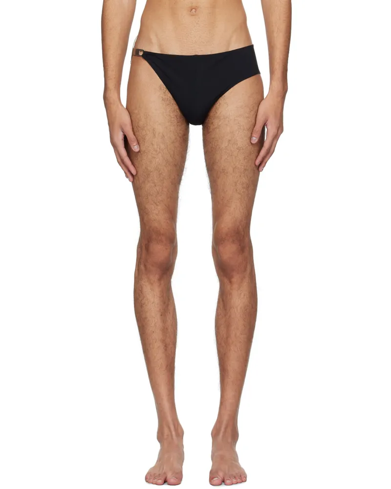 Rick Owens Black Hydra Swim Briefs 09
