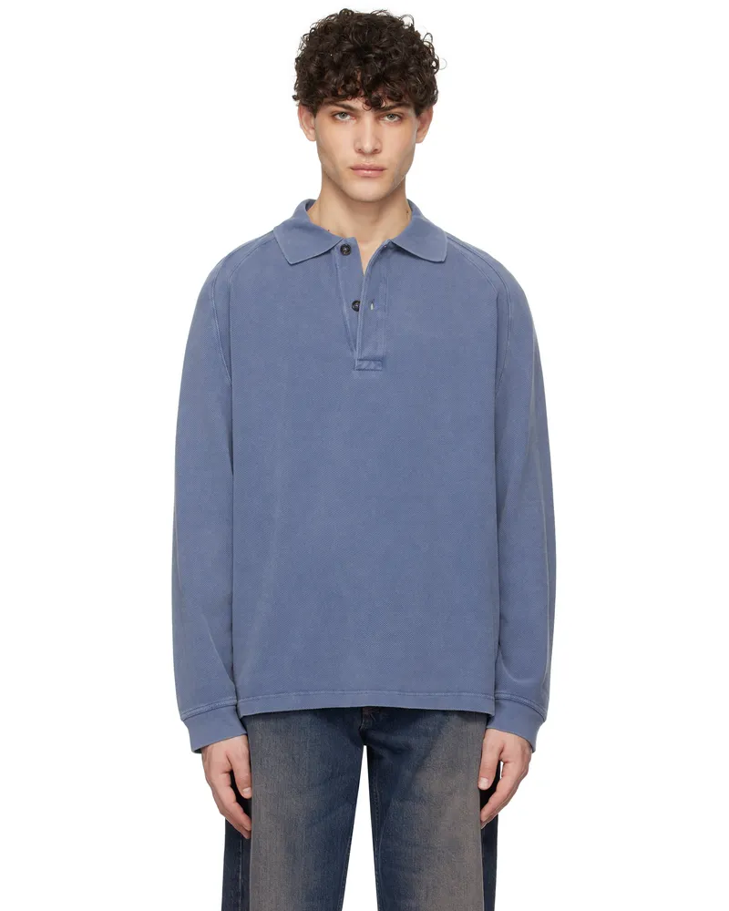 Hope Blue Defense Polo Faded