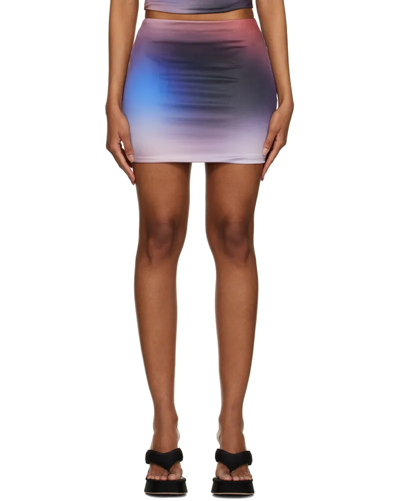 THIRD FORM Multicolor Heat Map Miniskirt Heat