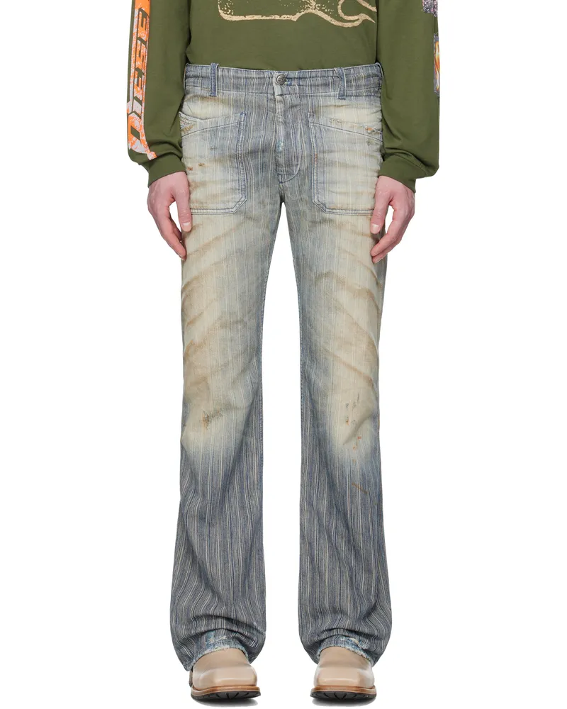 Diesel Blue Bootcut D-Moorix 09l55 Jeans 1