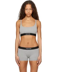 Tom Ford Gray Signature Bralette Iggrey