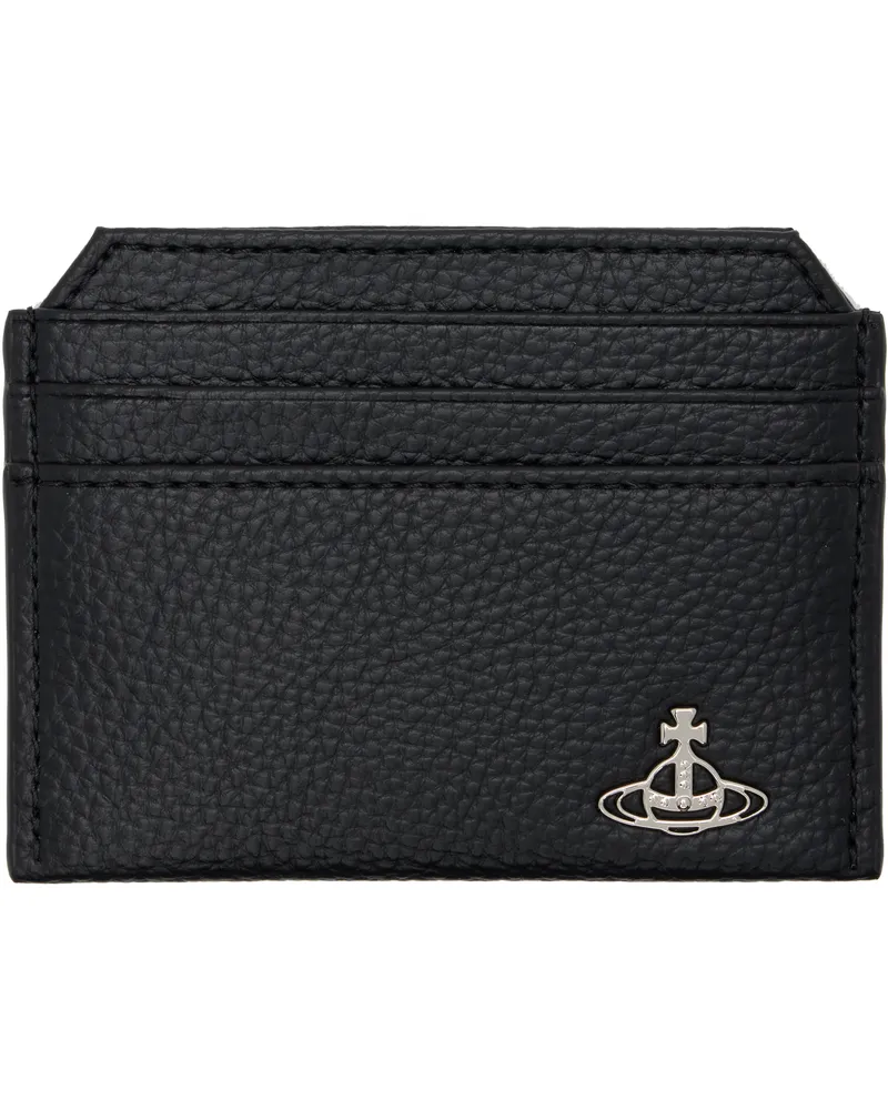 Vivienne Westwood Black Slim Card Holder Aw24-black
