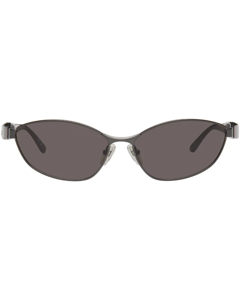 Balenciaga Gunmetal Miami Sunglasses Grey-grey-grey