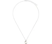 SSENSE Exclusive Silver Pearl In Heat Necklace
