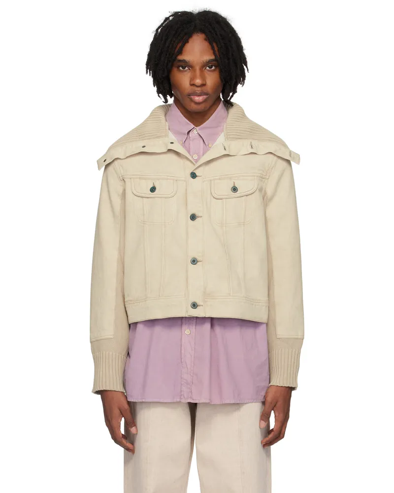 Our Legacy Off-White Fuse Denim Jacket Ghost