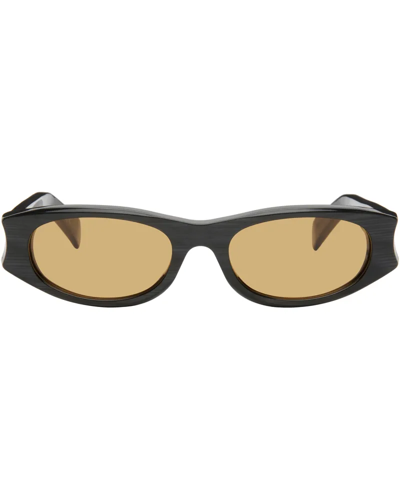 RETROSUPERFUTURE Black Razzo Sunglasses Fiammato