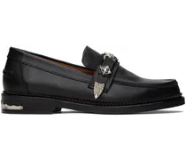 SSENSE Exclusive Black Saffiano Loafers