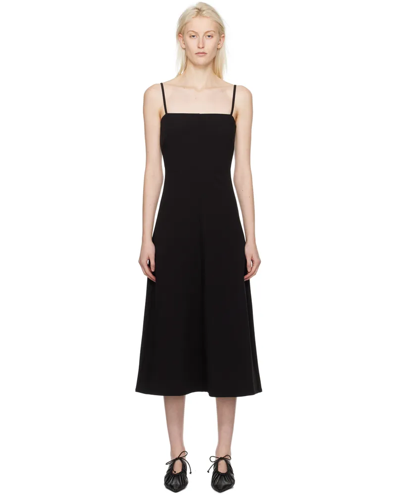 By Malene Birger Black Fiona Midi Dress Black
