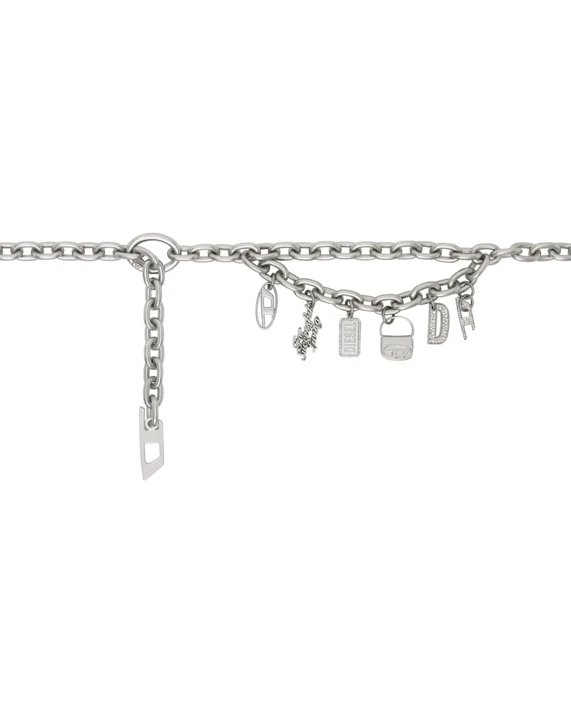 Diesel Silver HOSHI Edition B-Multicharm Chain Belt H1534