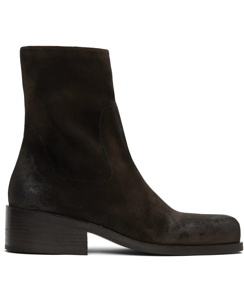 Marsèll Brown Cassello Ankle Boots Dark