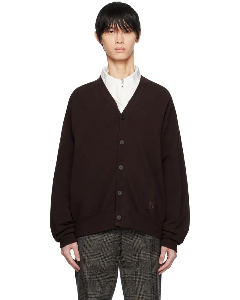 Wooyoungmi Brown Buttoned Cardigan Mud
