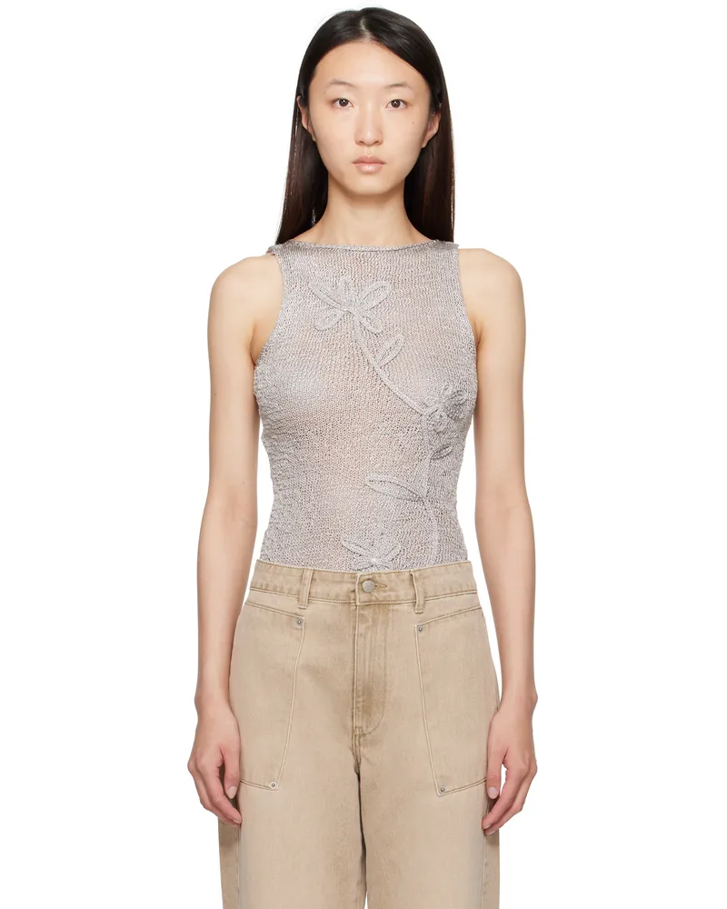 Paloma Wool Gray Skipp Tank Top 810