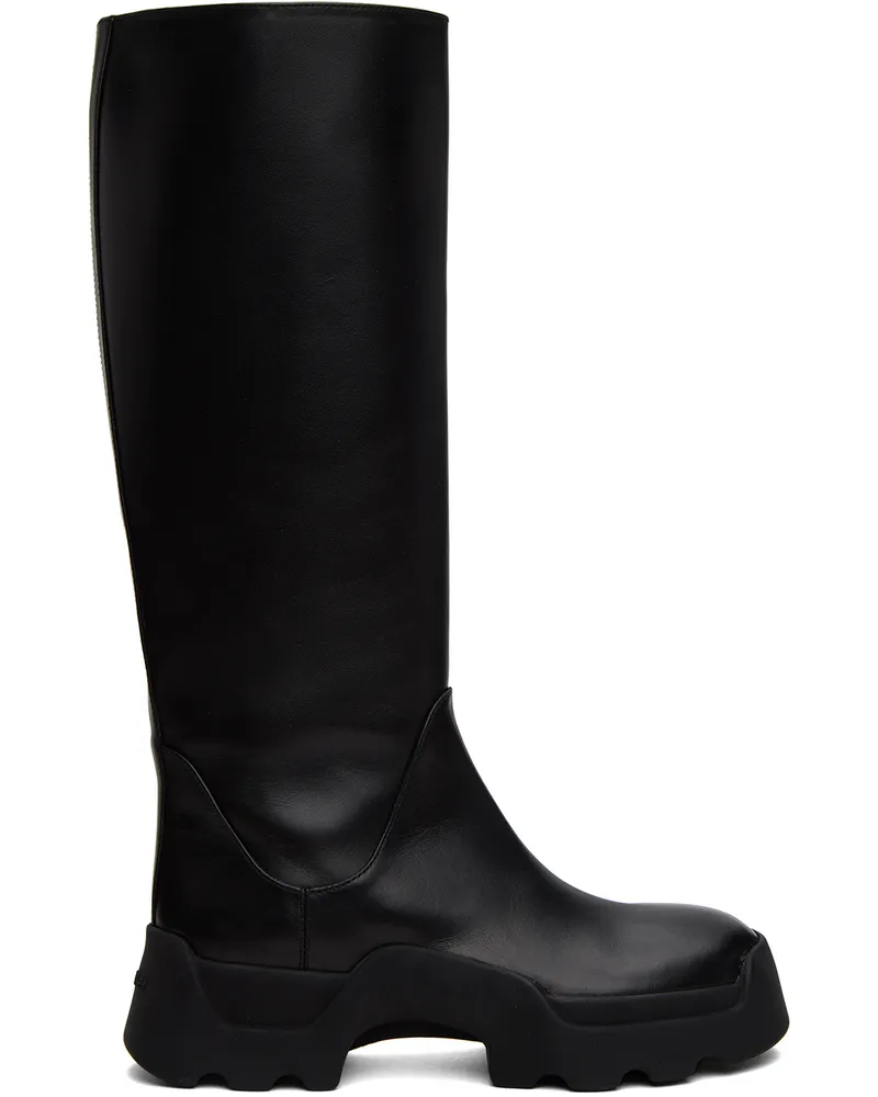 Proenza Schouler Black Stomp Boots 999