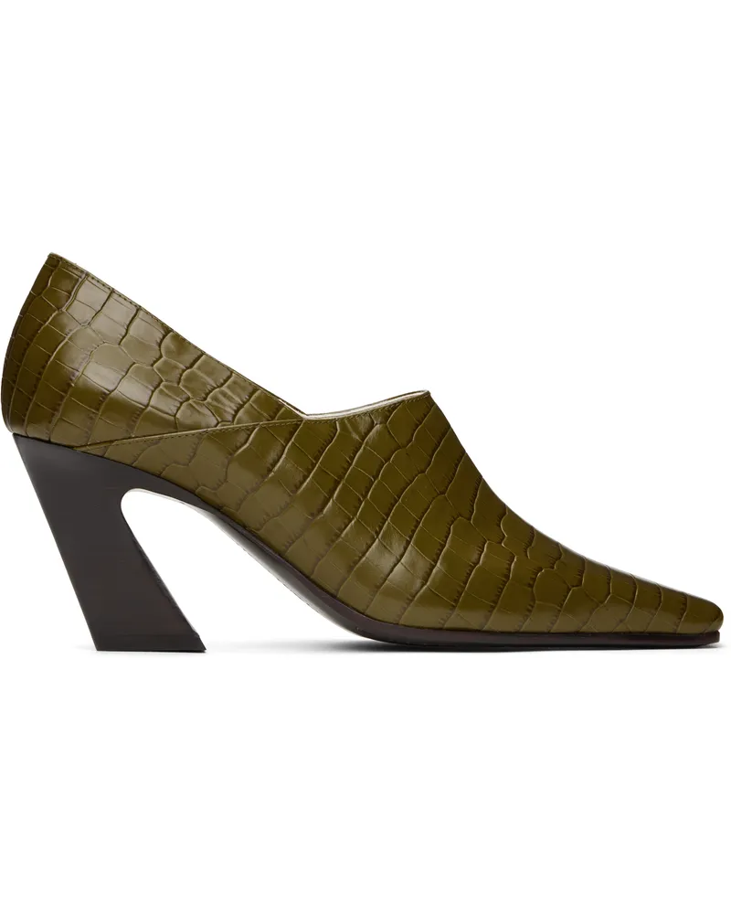 Bottega Veneta Green Lewis Heels 3310