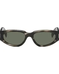 Saint Laurent Gray SL 618 Sunglasses Havana-crystal-grey