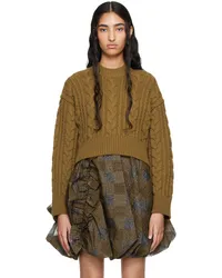 Cecilie Bahnsen Brown Vibeke Sweater Light