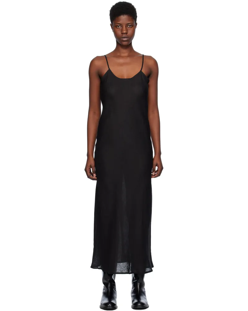 Baserange Black Dydine Maxi Dress Black